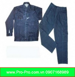 Quần áo bảo hộ lao động jean cho thợ điện